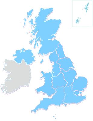 UK Map - Select Your Region